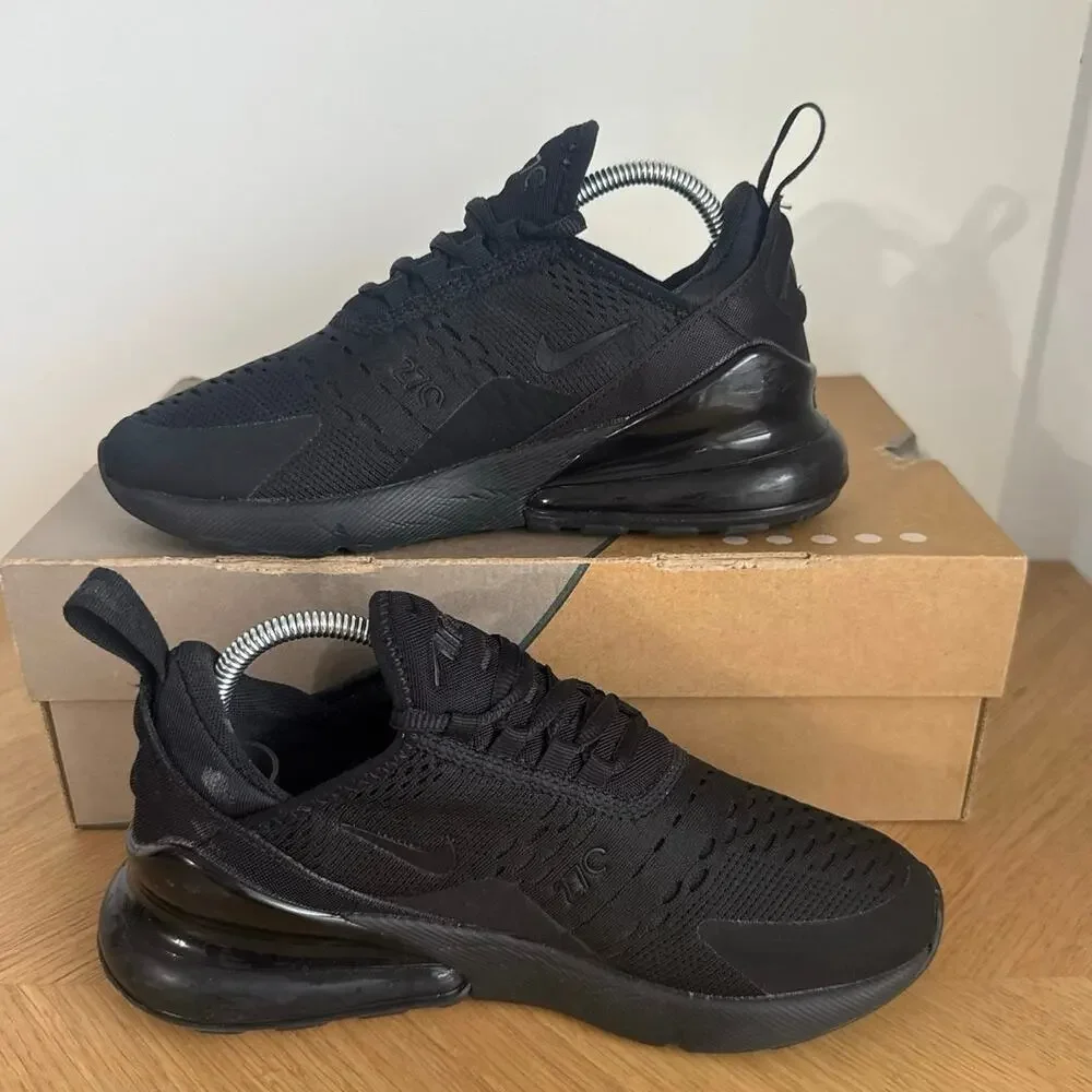 Nike Air Max 270 ‘Triple Black’ Women Sneakers- SZ 6